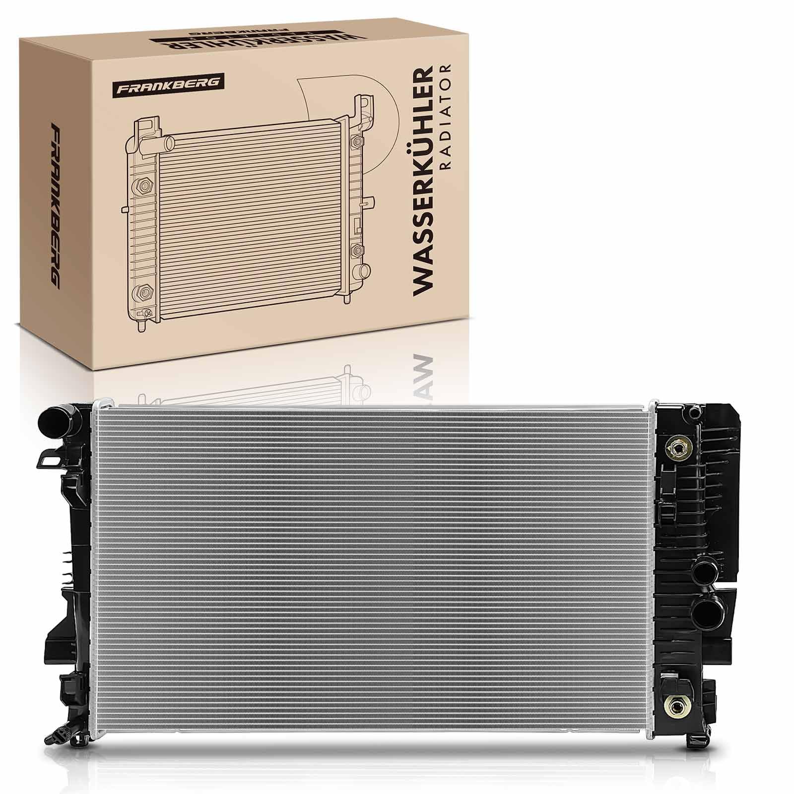 Frankberg Radiatore Raffreddatore acqua Radiatore motore 6395010701 | Compatibile con: Vitobus W639, Viano W639, Vito/Mixto Van W639