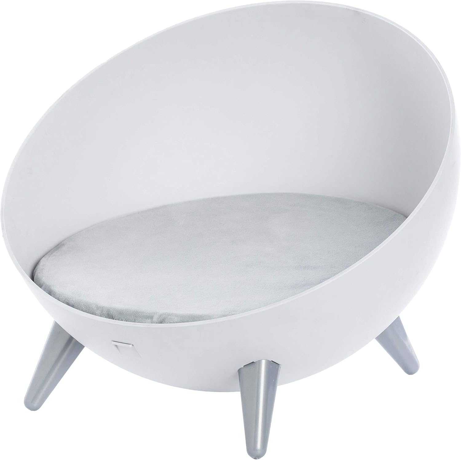 PawsMark Plastic Bowl Shaped Chair Sofa Sleeping Bed House Lounge for Cats : Pet Supplies