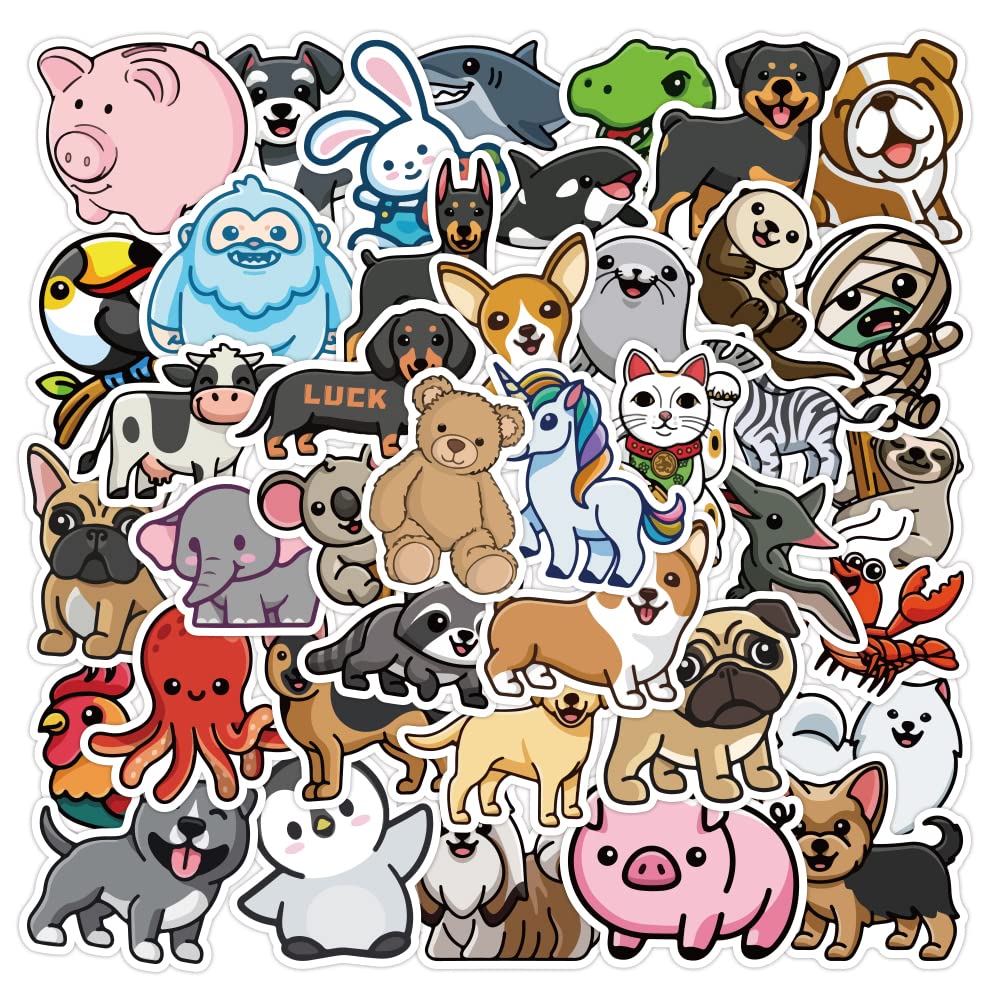 Buy Zoo Animal Stickers for Kids(50pcs)Punny Teacher Stickers for