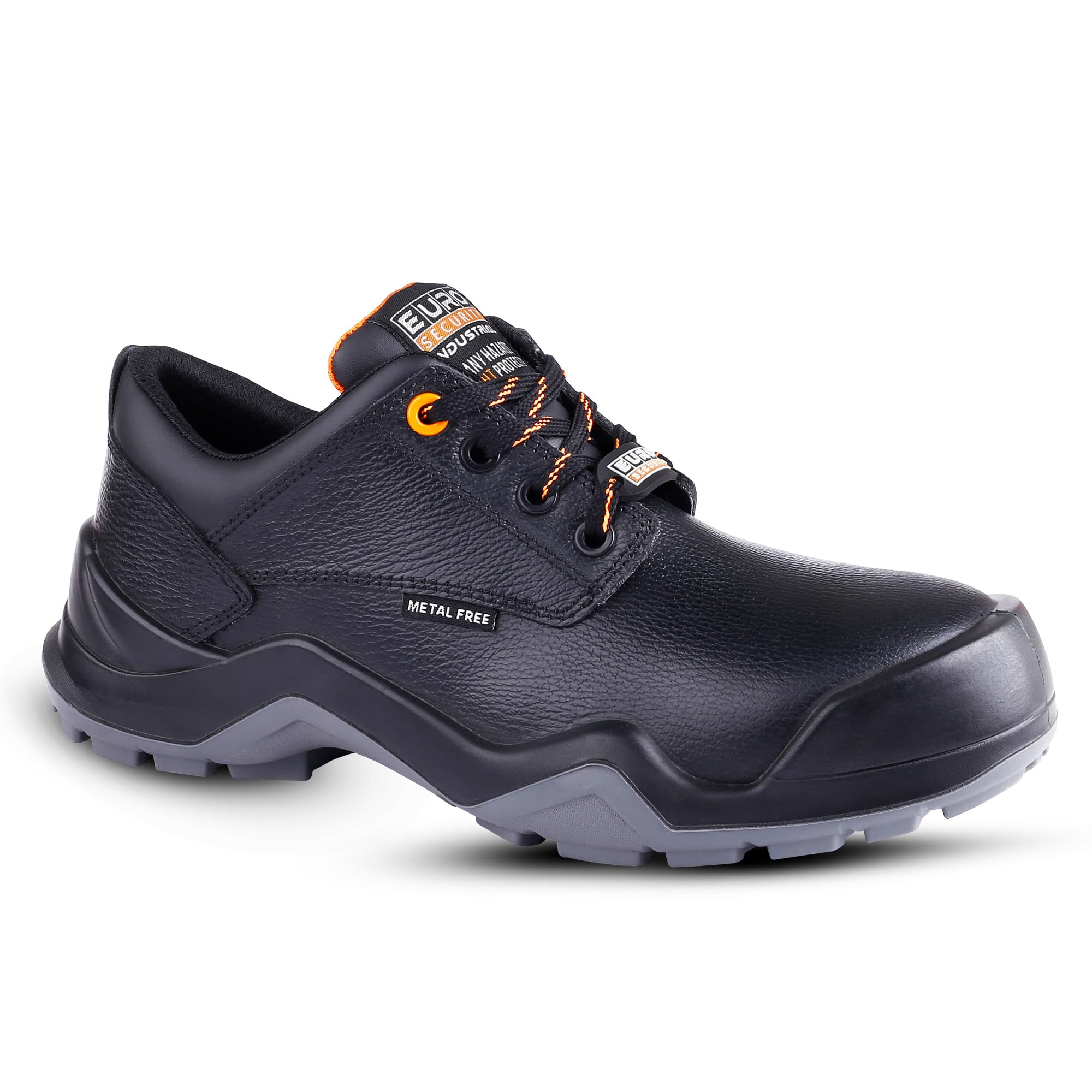 Euro Security Dominator S1 Black Leather Steel Toe Safety Shoe For