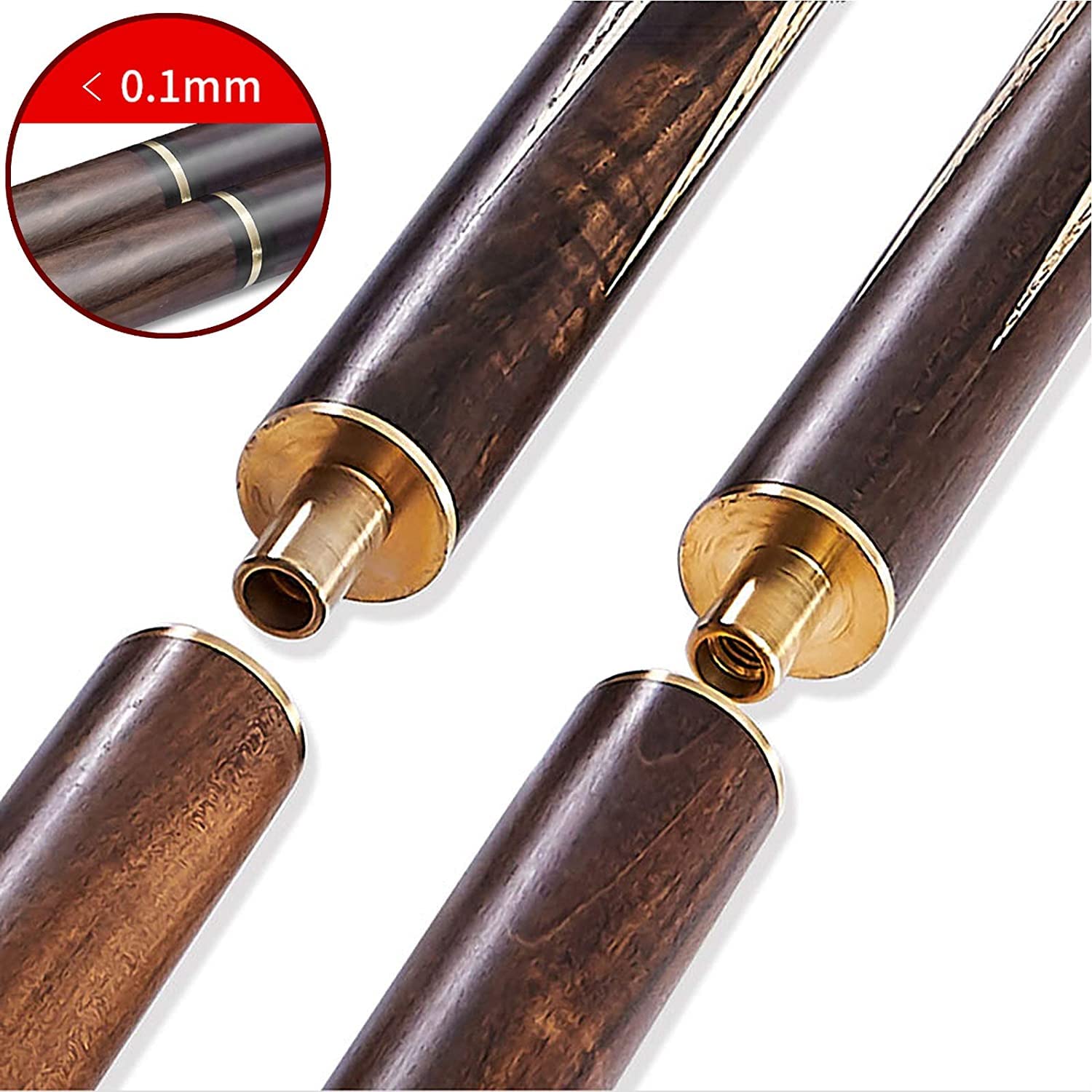Stecca Da Biliardo Portatile A Due Sezioni – 145 Cm, Diametro 13 Mm, In Legno Resistente