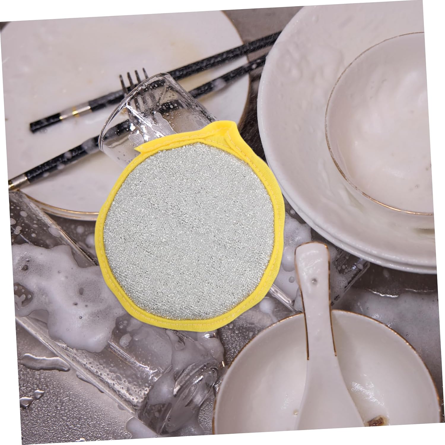 30pcs Non Scratch Dishwashing Scrub Pads for Household Use Durable Kitchen Supplies for Pots Pans and Dishes Reusable Fast Drying