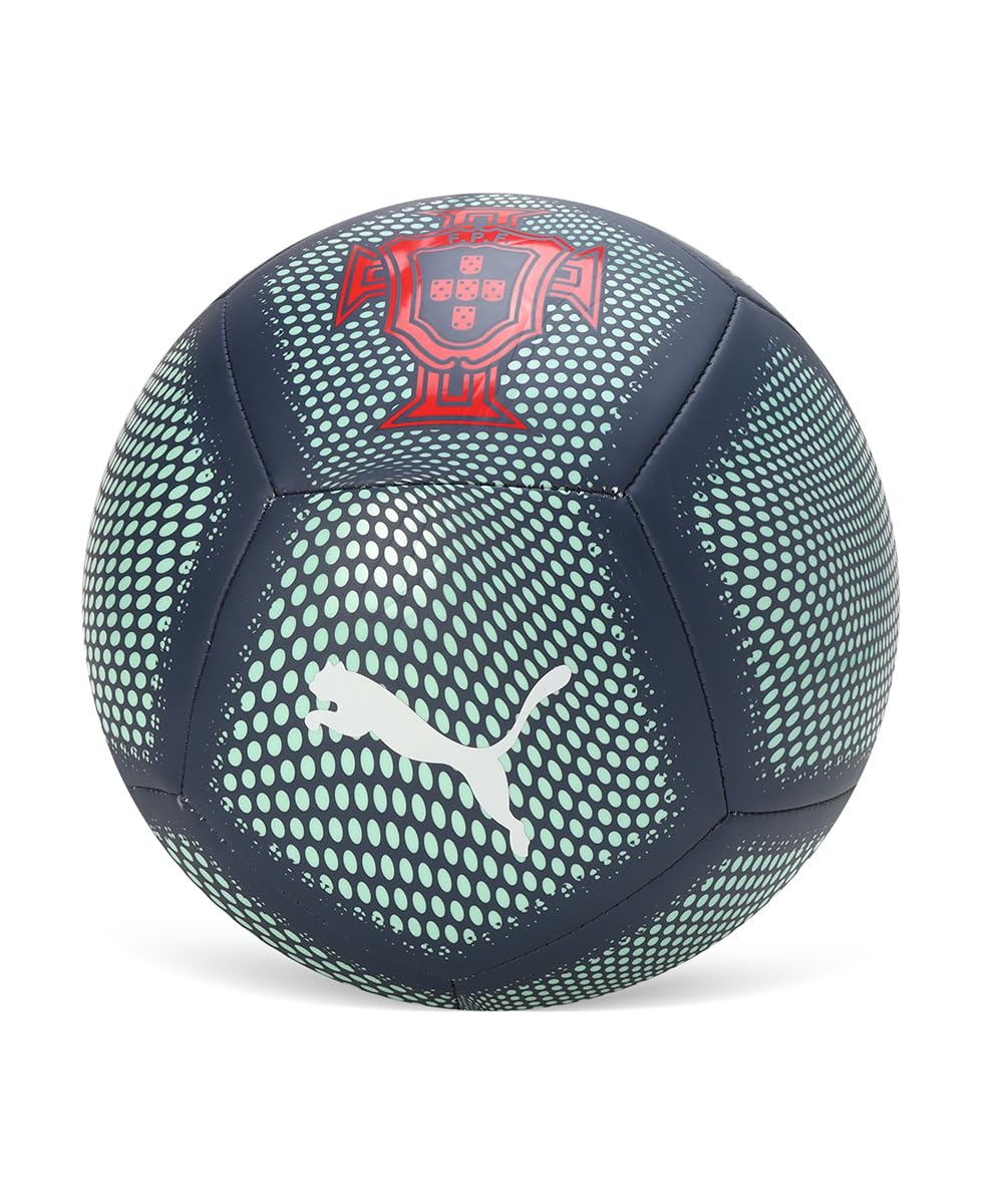 Portugal Graphic Soccer Football - Size 5 (Persian Blue-Light Blue)-image-46