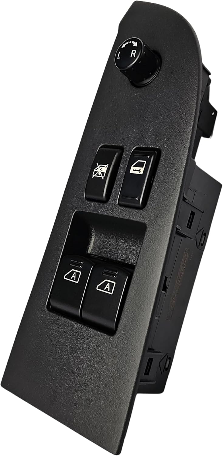 SWITCHDOCTOR Window Master Switch Assembly for 2008, 2009, 2010, 2011, 2012, 2013 Nissan Altima Coupe S, SR, SE (Bezel, Mirror, Full Assembly)