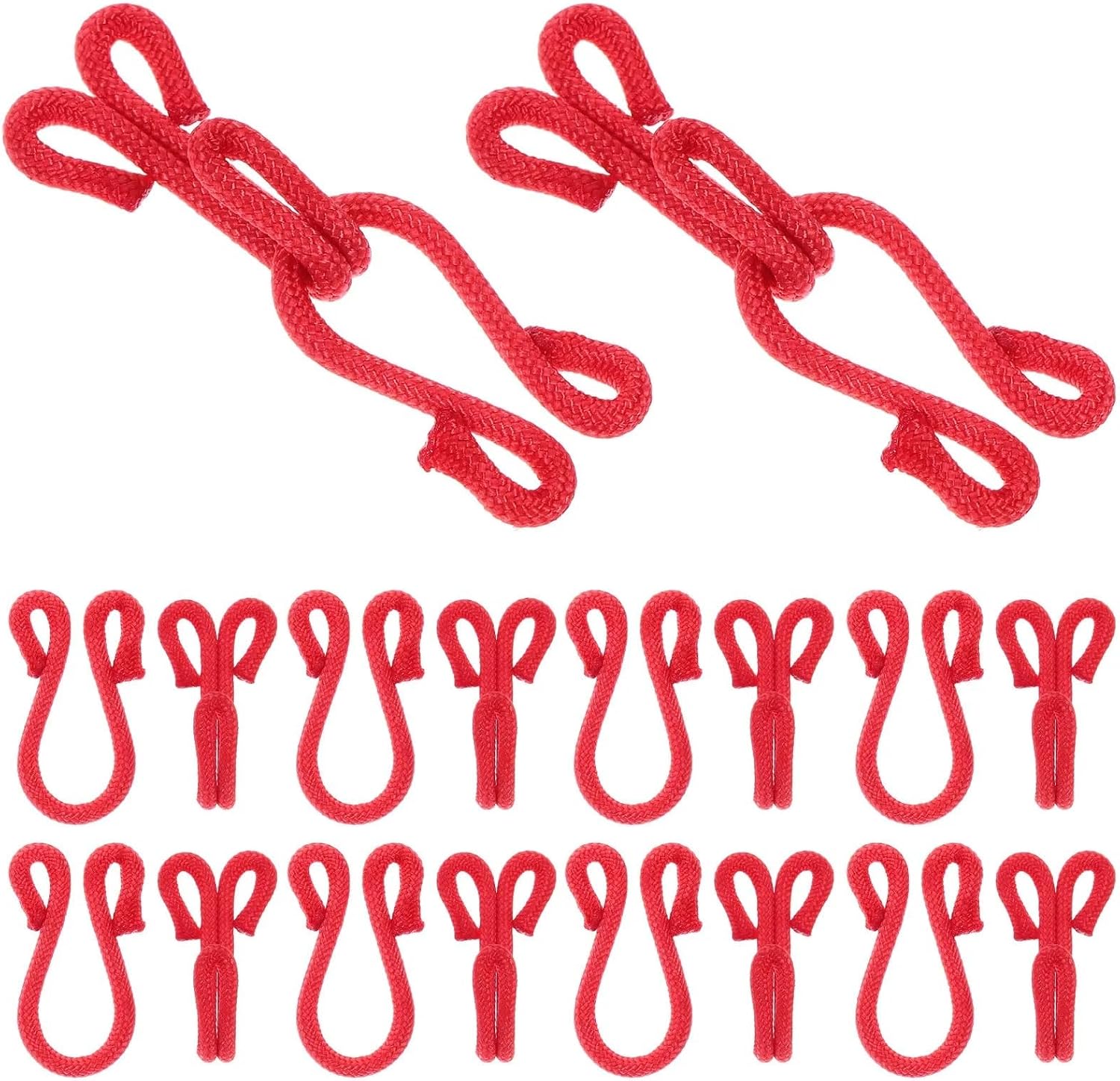 Hook and Eye Sewing 80 Pcs Invisible Anti-Exposure Hook and Eye Sewing Fasteners Durable Collar Hooks