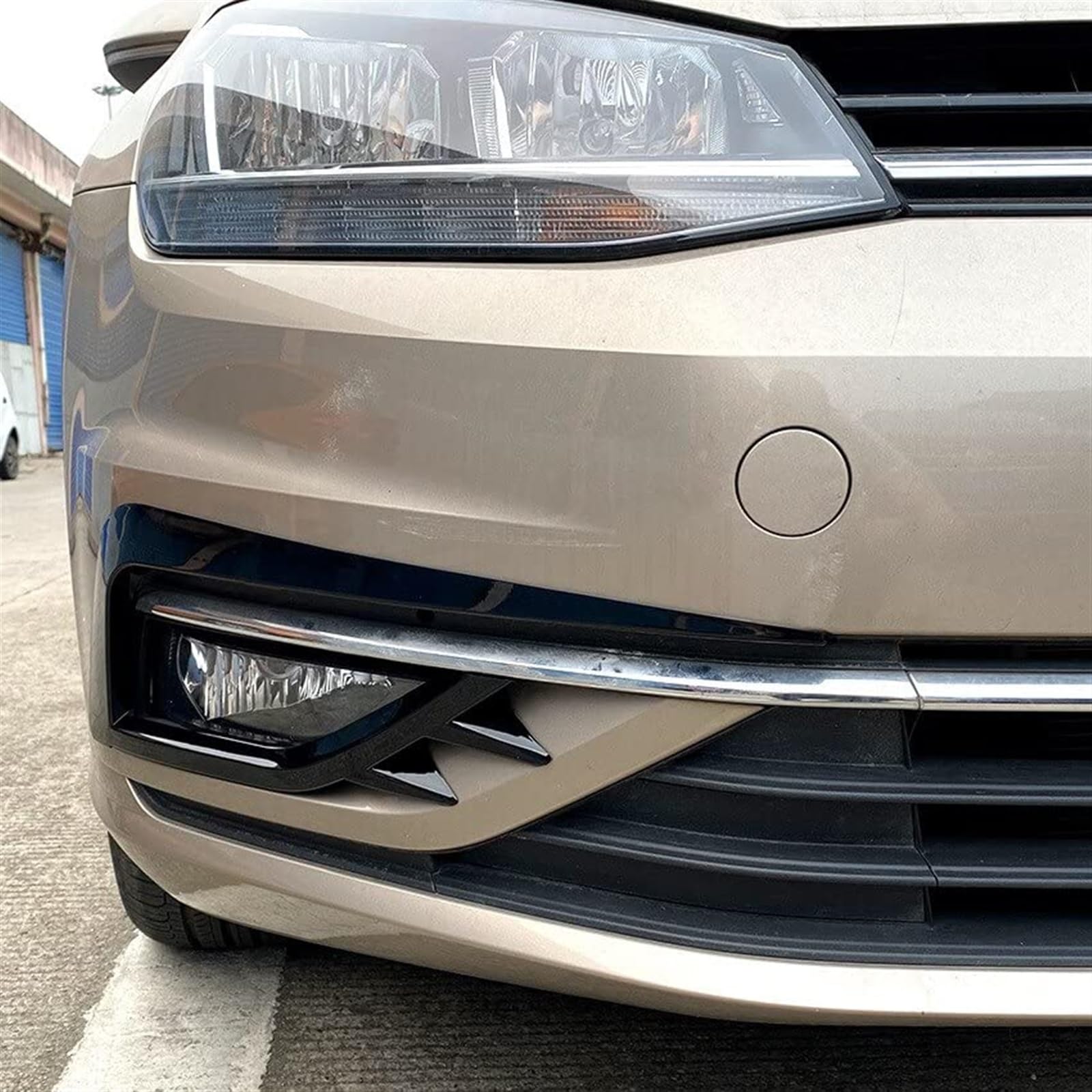 2 SZTUKI, do VW, do Golfa, 7.5 MK7.5 2018-2020 Światło przeciwmgielne Brwi Powieki Osłona Rama Wiatr Naklejka Wykończenie Akcesoria Samochodowe Listwa przeciwmgielna