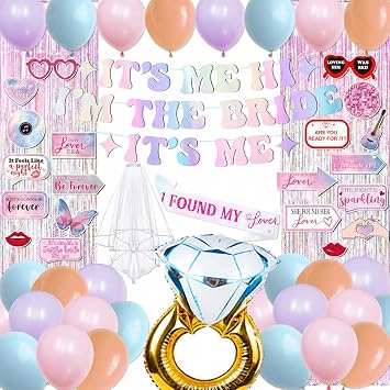 Its Me Hi Im The Bride Its Me Bachelorette Bridal Shower Party Decorations