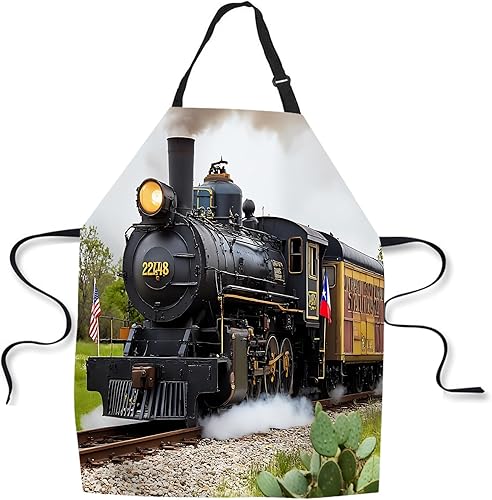 Miniatura 16 de Delantal de cocina vintage de béisbol con bandera estadounidense, delantal de chef casero, impermeable, para mujeres y hombres, 31 x 27 pulgadas