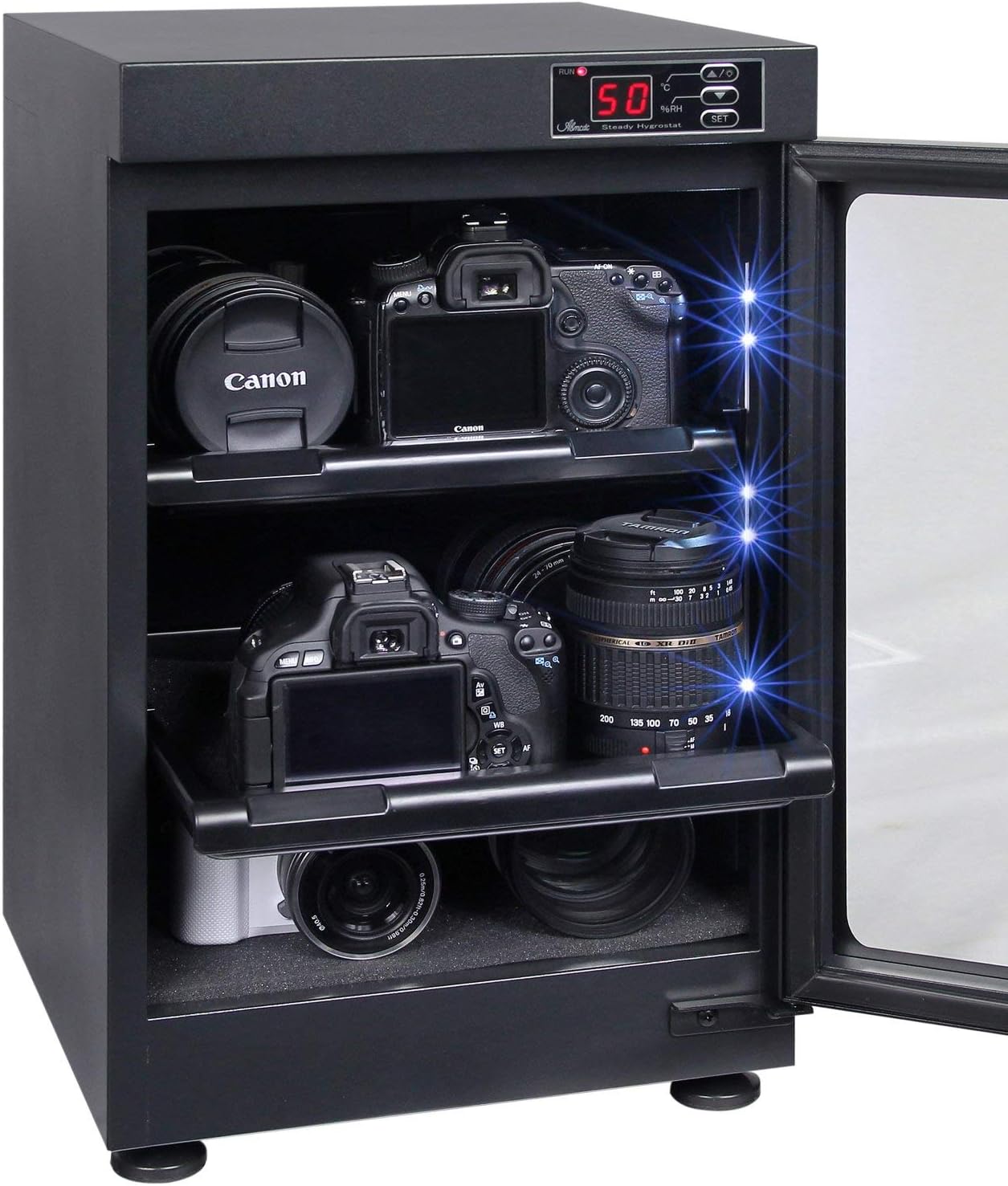 Hottest Sale T.A.P 38L Automatic Numerical LED Control Dry Cabinet Box Storage for DSLR Camera Lens