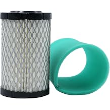 796031 590825 594201 591334 Air Filter Fits B&S troy bilt pony parts 4243 5421 5428 5428H 5428K and Johndeere GY21435 MIU13038 MIU13963 MIU14395 1 Pack