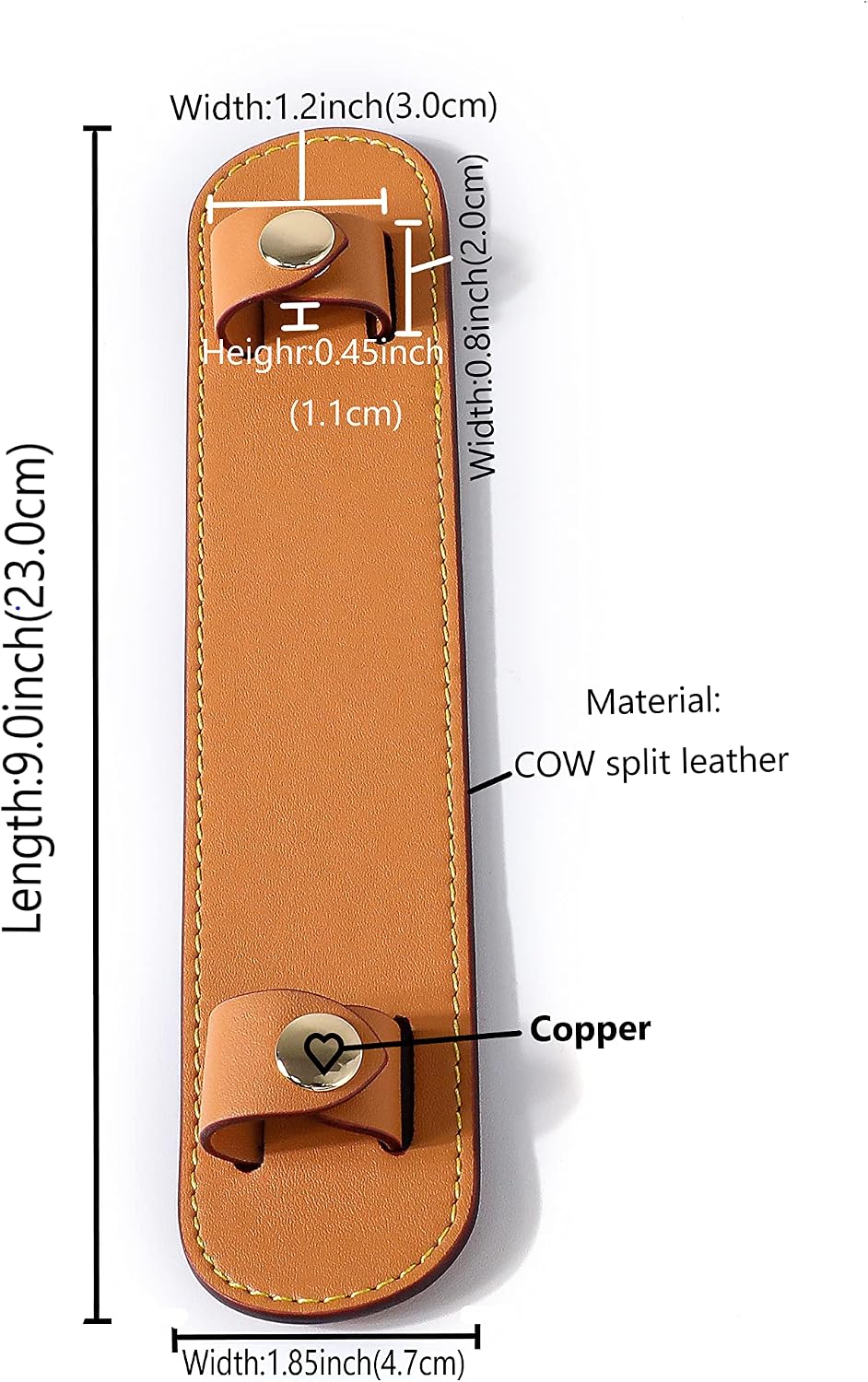 Leather Shoulder Strap Pad for Designer Trendy Bags image 2