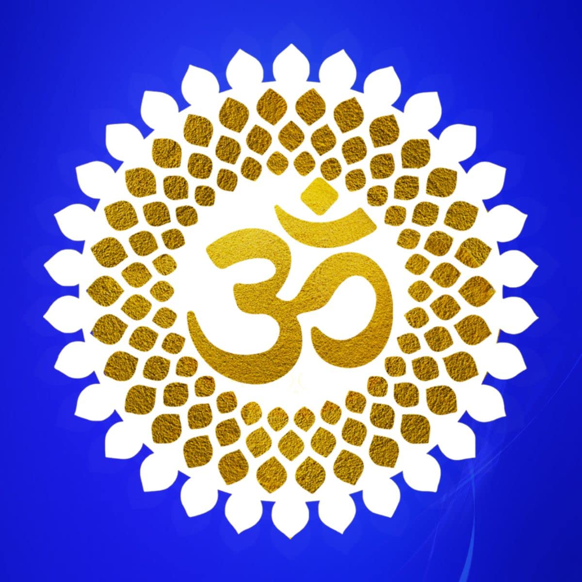 OM MANDALA CREATION Om Mandala wall hanging Backlit LED Light Wall Decor Handcrafted or MDF Laser Cut Decorative For Home Office Temple Yoga Meditation Wall Decor & Gifting, (size18X18 Inch)