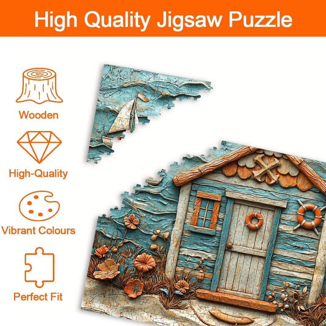 Puzzle 2000 Pezzi, Puzzle Spiaggia, Misura: 100x71cm, Regalo Donna -8703