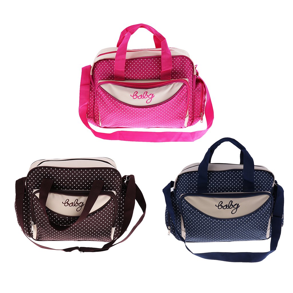 Borsa Fasciatoio Multifunzionale con Tracolla Regolabile E Rimovibile, Materiale Impermeabile, Progettata per L'uso Quotidiano, Rosa, Grande