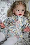 RXDOLL 26 Inch 65CM Big Size Reborn Toddler Baby Dolls Girl Realistic Baby Dolls That Look Real Soft Body Weighted Silicone Babies Doll Lifelike Reborn Toddler Girls