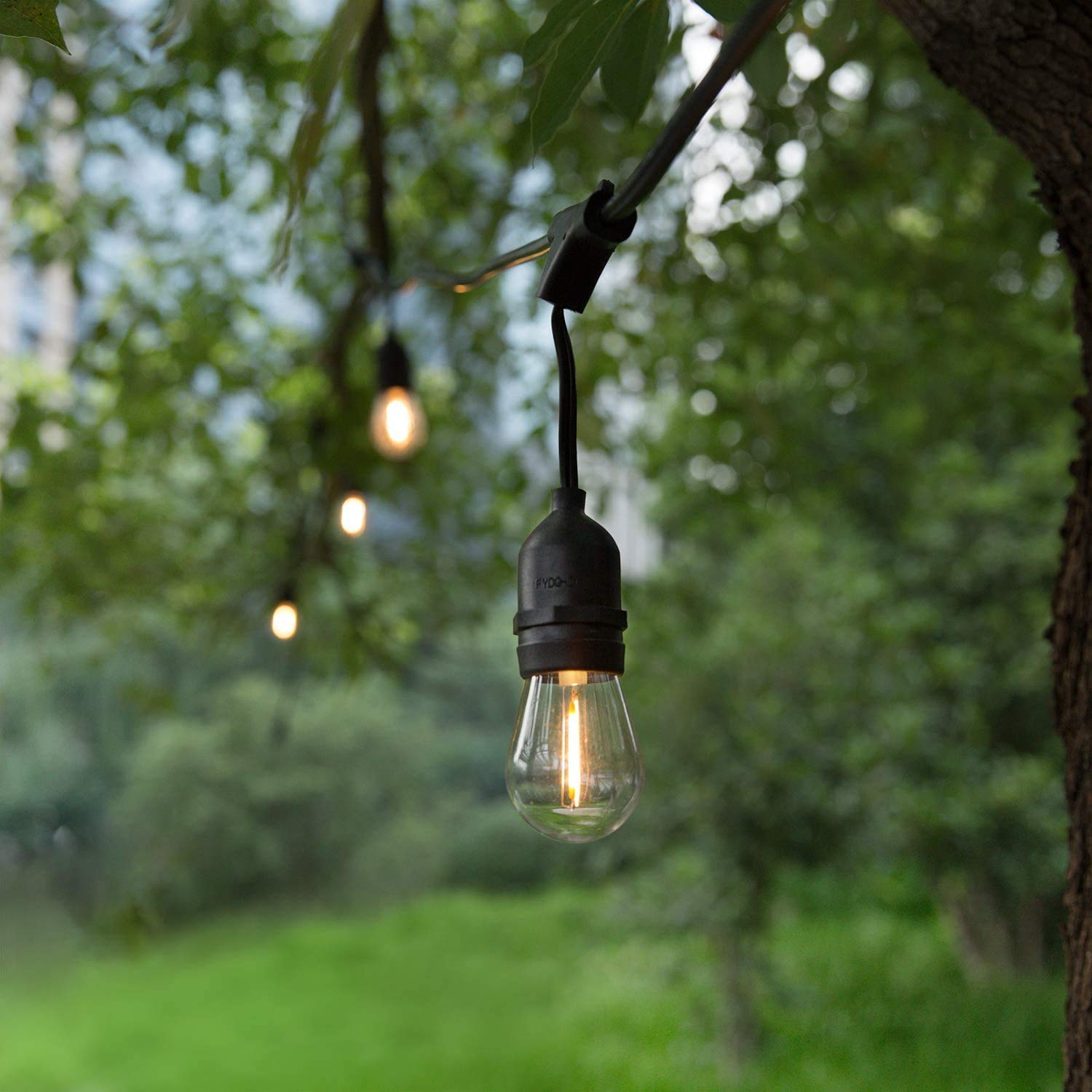 Bombillas led Paquete de 15 Bombillas Repuesto S14 Resistentes al Agua, inastillables, 1 W, Equivalente a 10, luz Blanca cálida, 2200 K, Base Edison E27