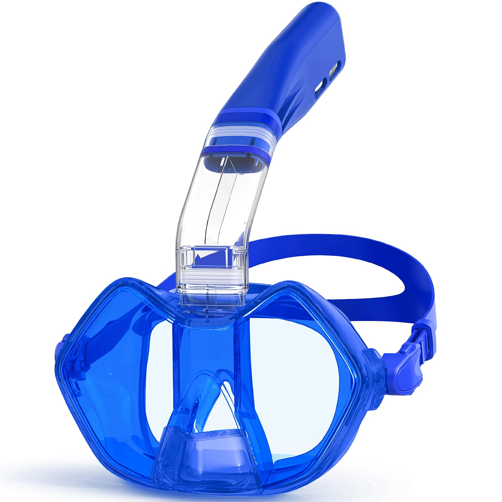 Greatever Half Face Diving Mask, Innovative with Nose Breathing, Comfortable & Breathable Fit,Detachable Breathing Tube,and Home Water Sports