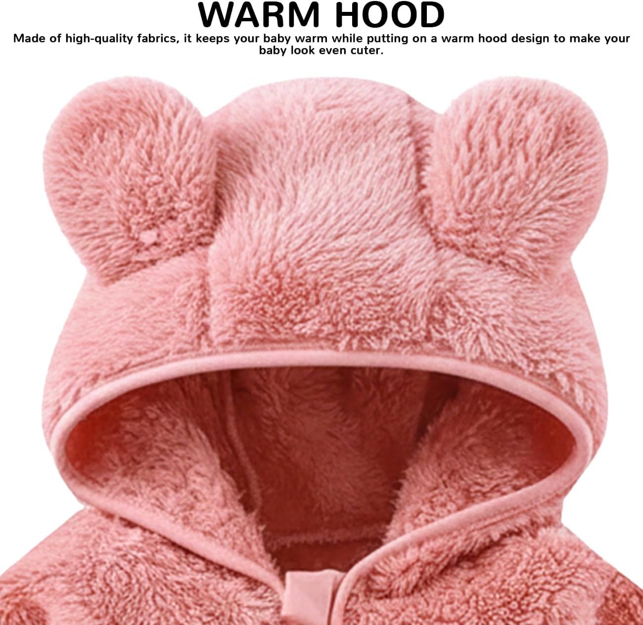 Baby Girl Winter Fleece Coat Toddler 2T 3T Outerwear For Kid Panda Warm Jackets - Image 2