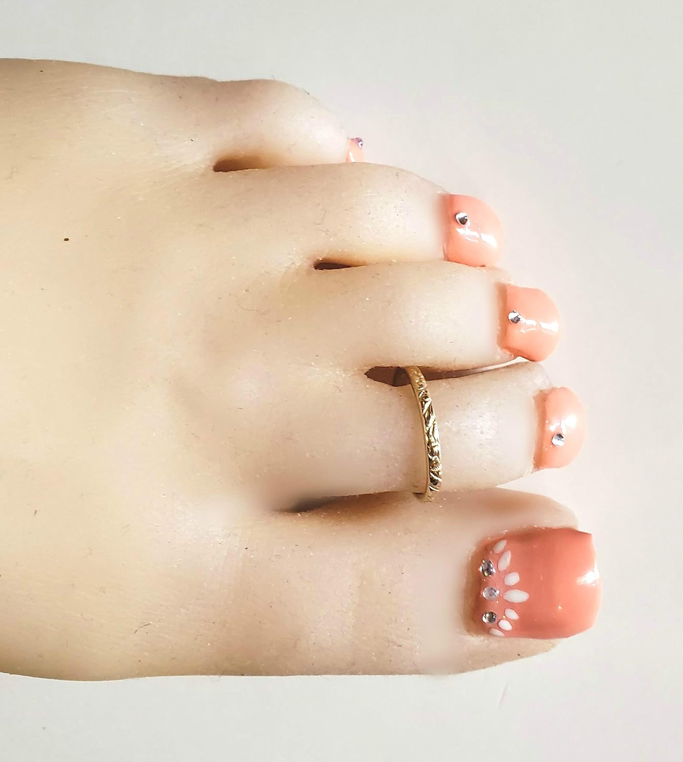 California Toe Rings Gold Toe Ring 14k Gold Filled Hawaiian Adjustable One Size Fits All Most No Pinch