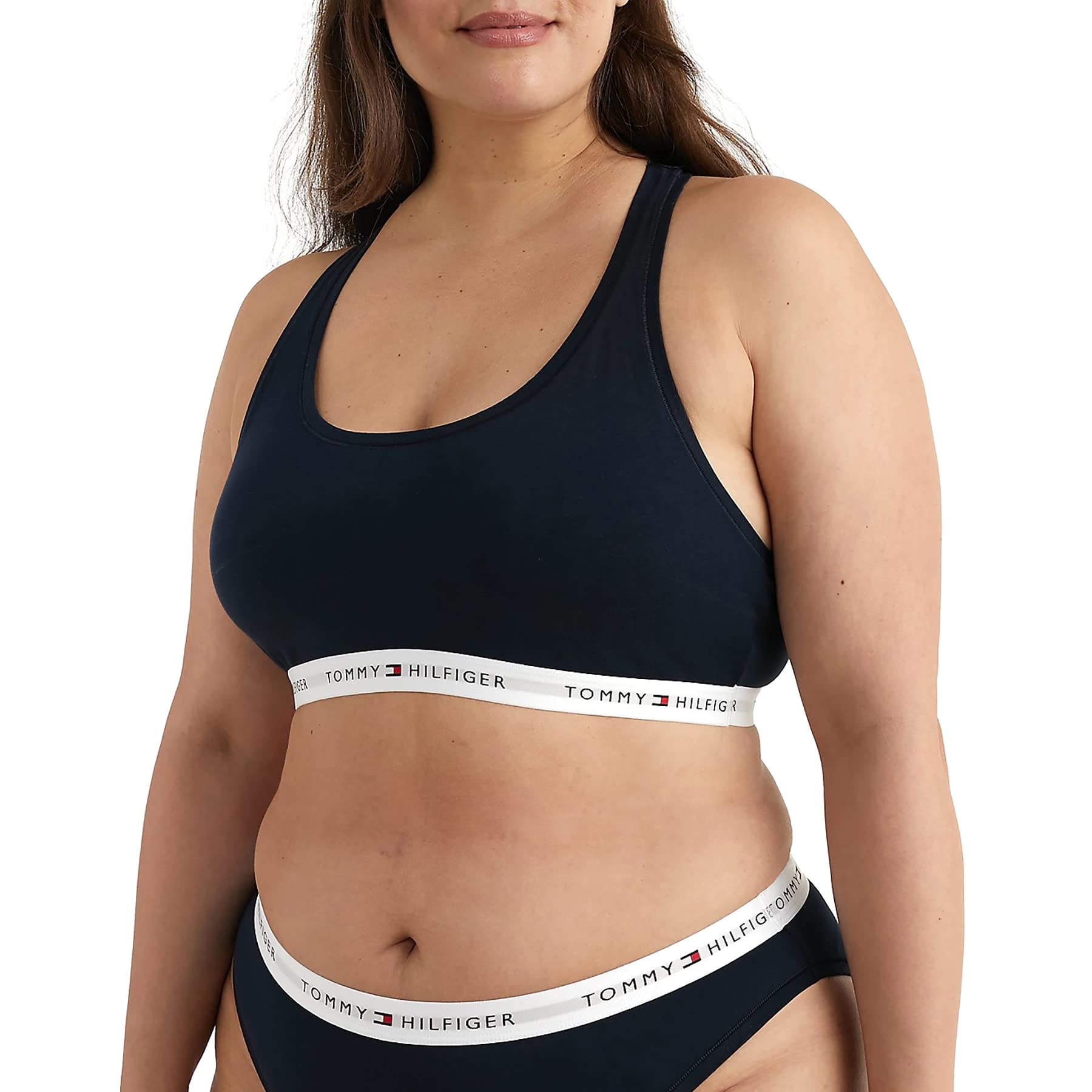 Tommy Hilfiger Women’s Stretch Bralette, Blue (Desert Sky), XXL