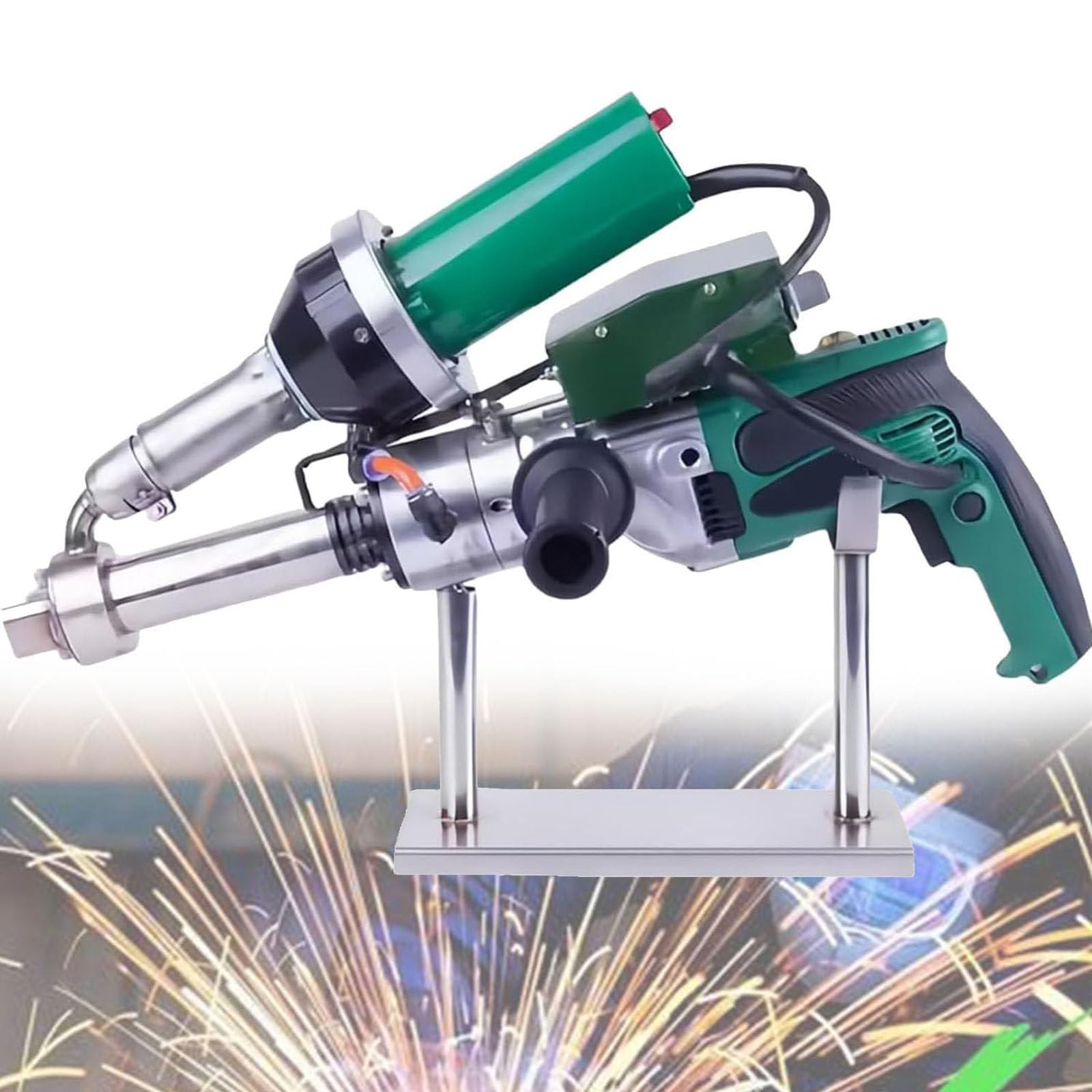 Pistolet spawalniczy wytłaczania,automatyczny pistolet spawania tworzyw sztucznych wytłaczania,ręczna spawarka Hdpe z funkcją gorącego powietrza,zgrzewarka zapobiegająca