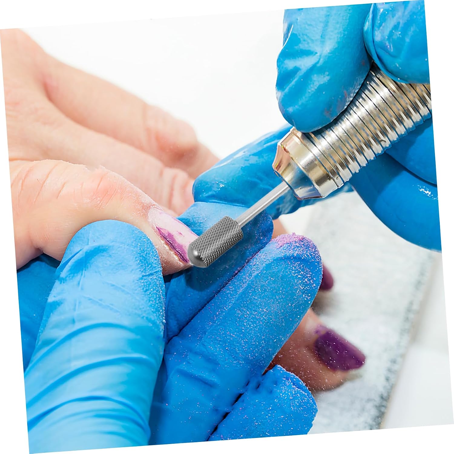 Tungsten Nail Drill Bit for Quick Nail Removal Cylinder Round Dead Skin Removal Tungsten Manicure Tool for Home Salon Use