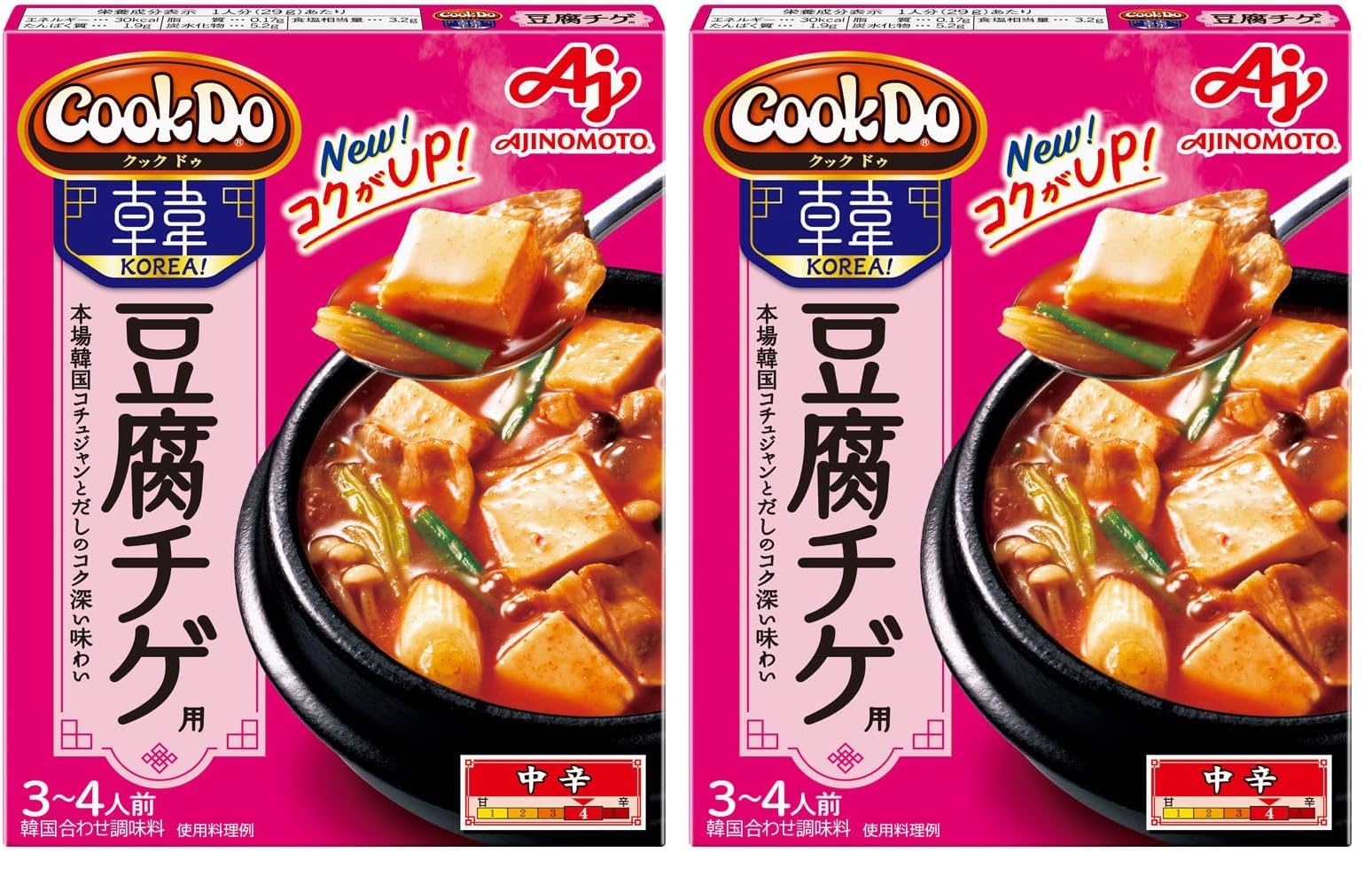 Amazon.co.jp: 味の素 Cook Do® KOREA！豆腐チゲ用 100g (× 2) : 食品