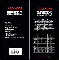 Vista 4 de Aquatop Bomba de aire para acuario Breza