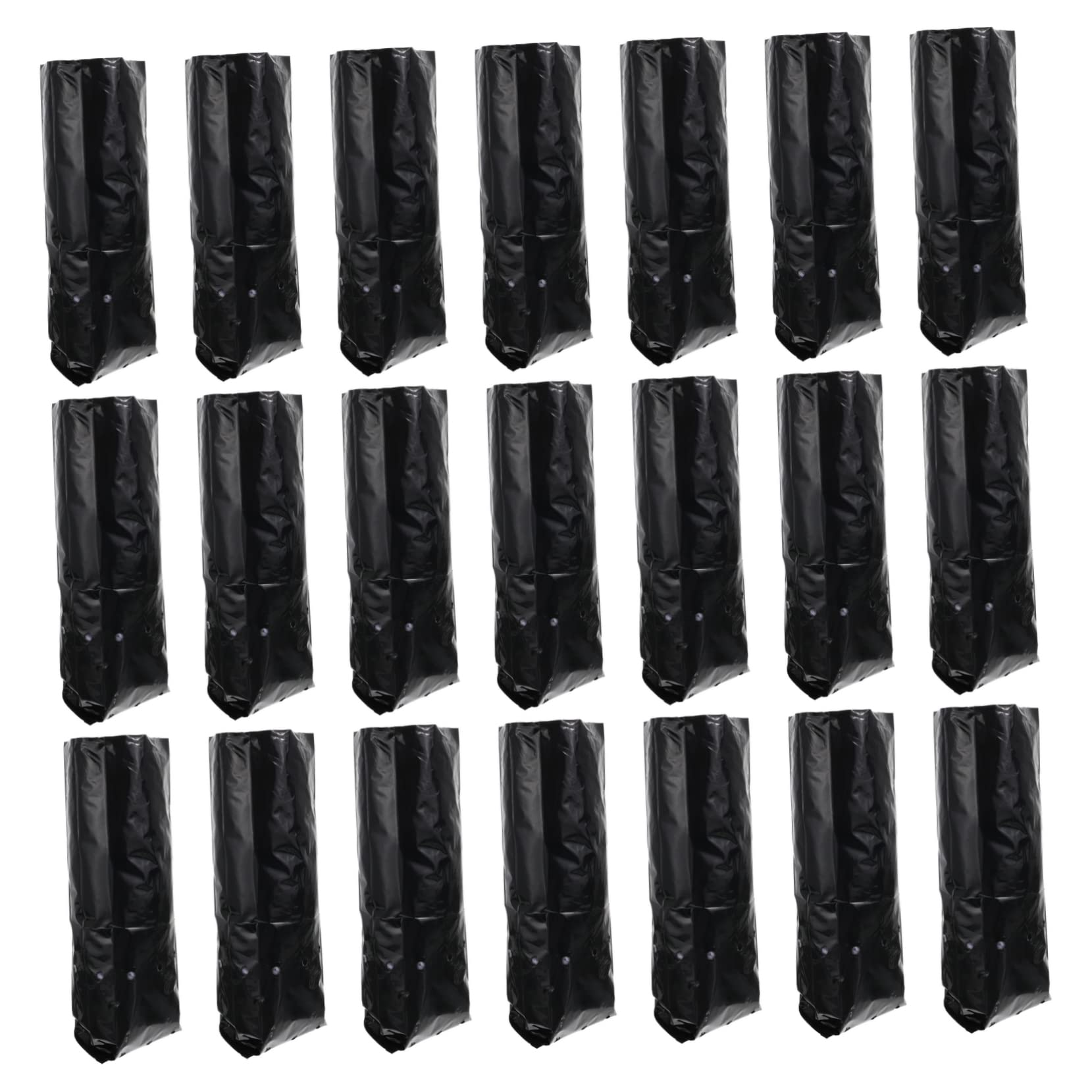 100pcs Sapling Bag Fabric Potato Grow Bags Grow Tubes for Trees Planting Pouches Nursery Bags Starter Bag Nursery Grow Bags Grow Bags Plant Grow Pouches Plastic Black