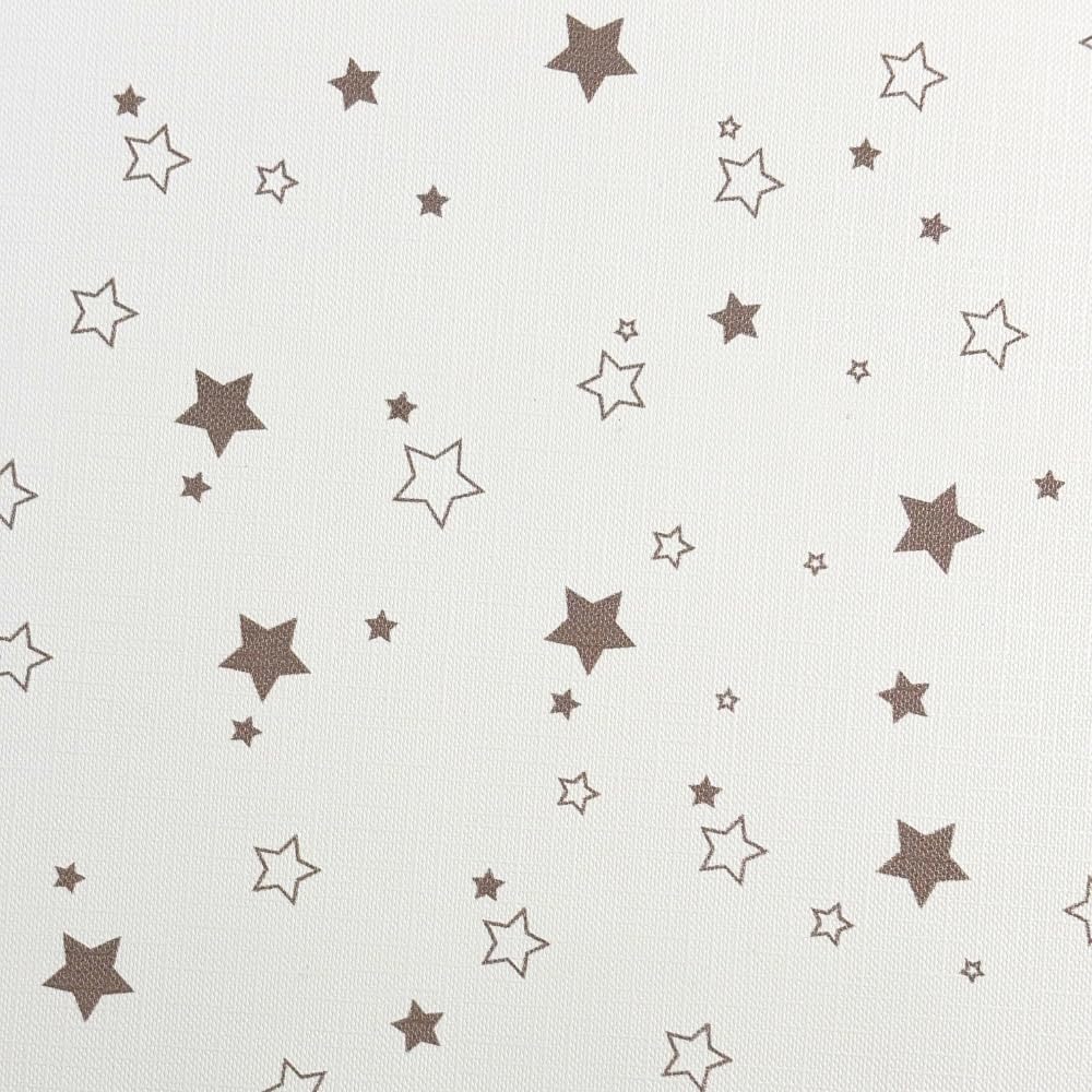 PALLA PALLINA Materassino Fasciatoio Per Cassettiera Con Sponde AntiCaduta 80X9X48 Cm Materasso Fasciatoio Neonato 100% PVC Impermeabile Lavabile PRODOTTO IN ITALIA (STELLINA TORTORA)