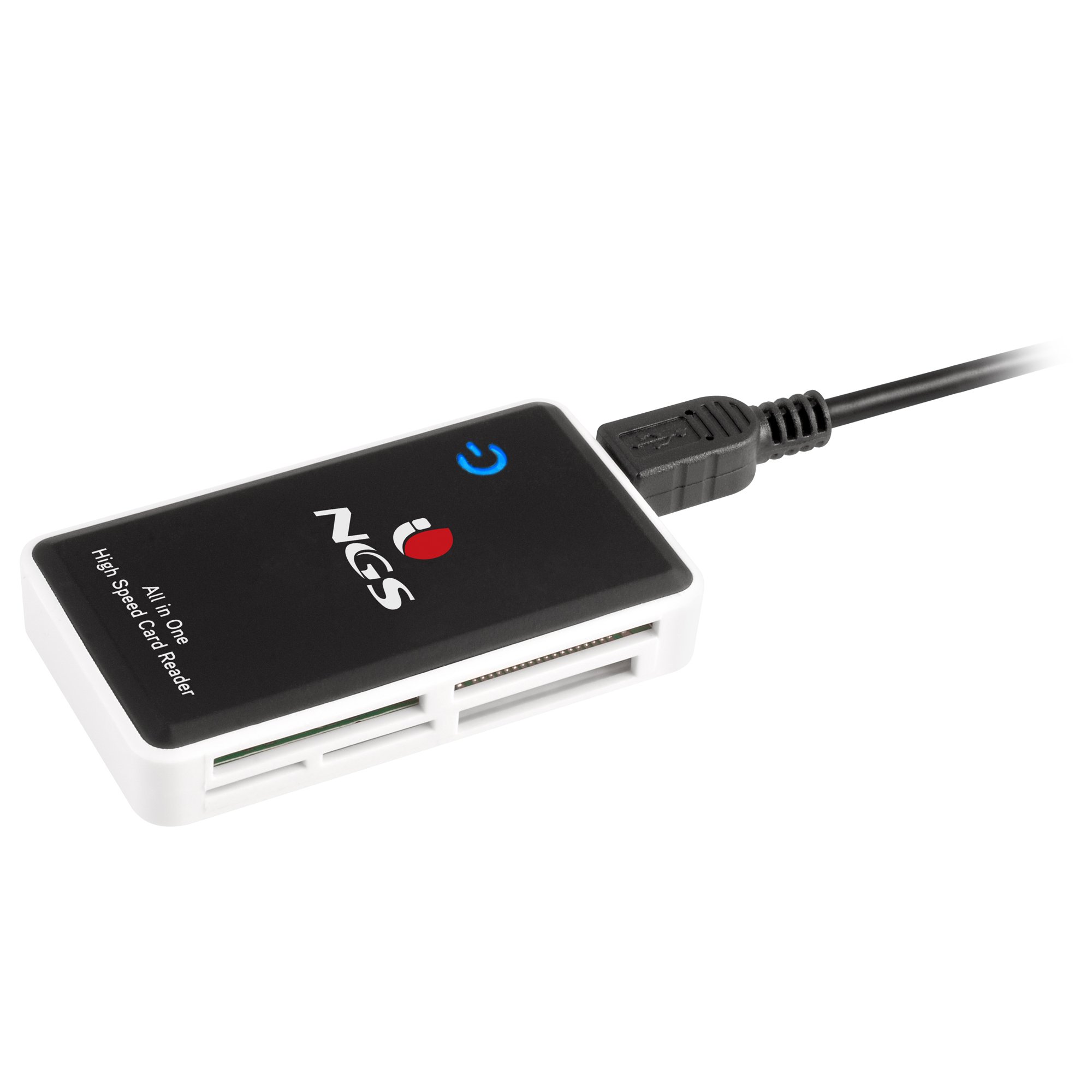 NGS MULTIREADER PRO -USB 2.0 All-in-1 Kartenleser, schwarz