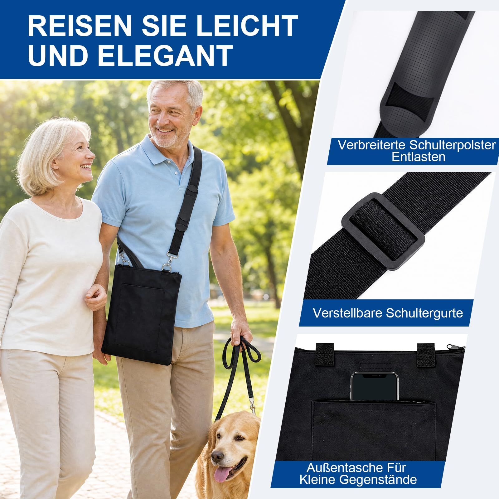 Urinbeutel 2000ml, Sicher Diskret Katheterbeutel 2000ml, Katheter Tasche mit Katheter Schlauch Abdeckung und Verstellbarem Gurt