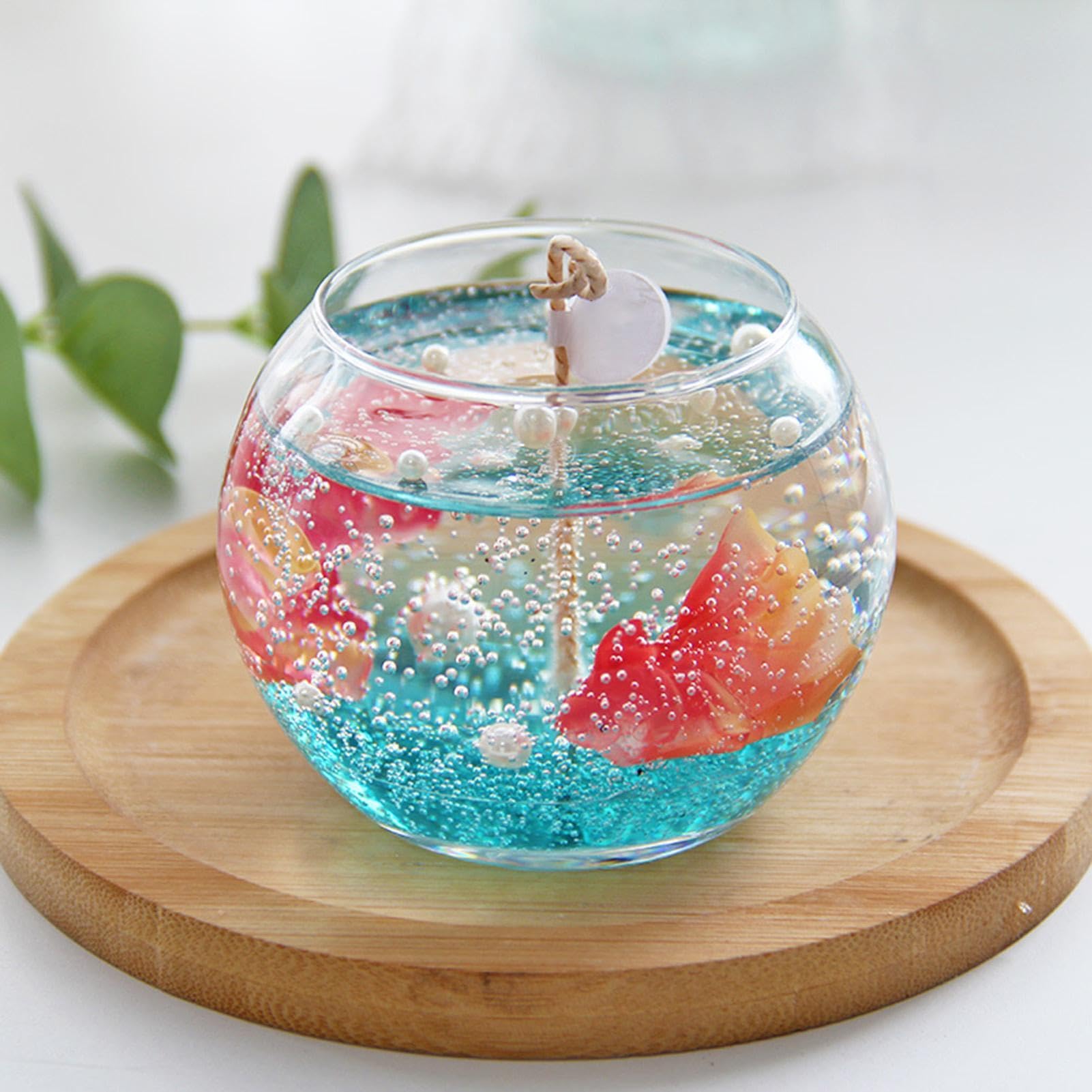 Mini-Kerze für Aquarien, Aromatisches mit Meeresmotiv, langlebige Aromatherapie-Kerze – für Frauen, Zuhause, Schlafzimmer, Entspannung, Urlaub, Party Küche, Haushalt & Wohnen