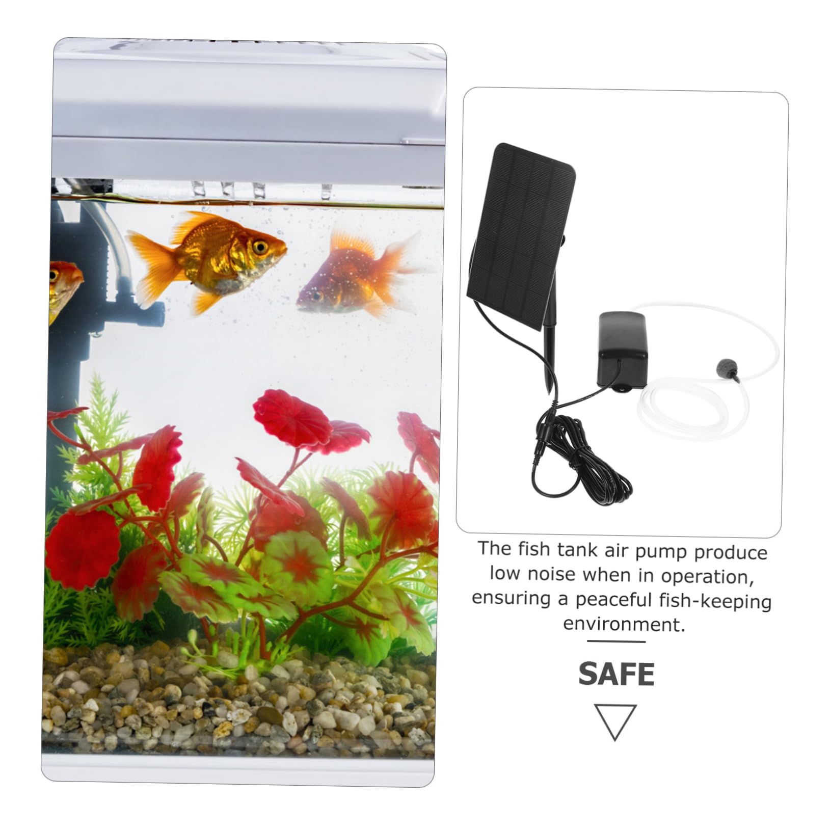 SUPVOX 1.6w Bomba De Oxígeno Solar para Estanque Aireador para Pecera Bomba Solar para para Pesca Al Aire