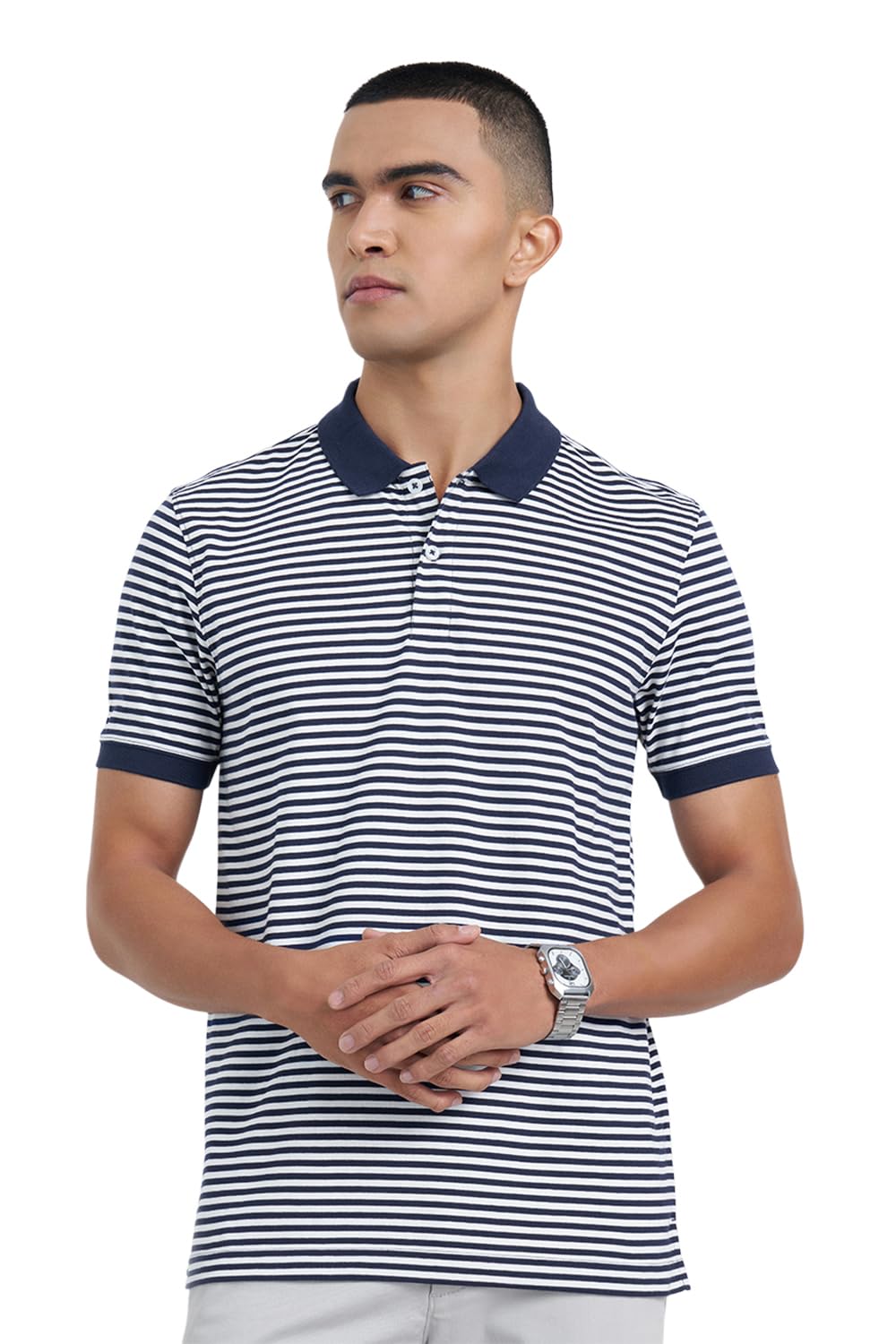 Peregrine by Pantaloons Men's Cotton Slim Fit Polo Collar Half Sleeve T-Shirt | Sizes S–2XL - Review, Price and Buying Guide