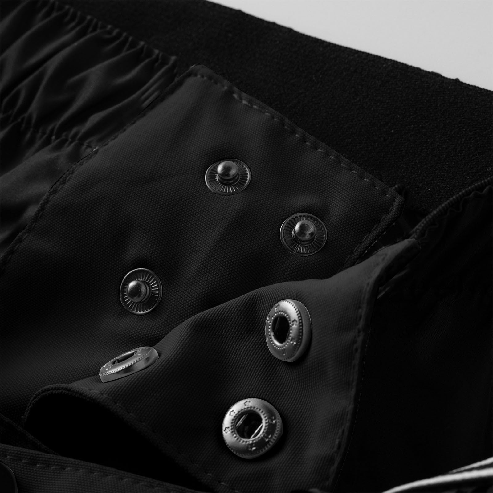 Generisch Pantalon de ski imperméable pour fille et garçon - Pantalon de ski coupe-vent - Salopette doublée - Chaud - Pantalon de neige - Pantalon d'extérieur pour enfants de 6 à 16 ans