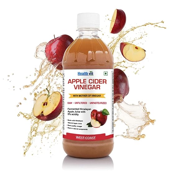 Healthvit Apple Cider Vinegar With Mother Vinegar Weight Loss