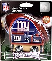 Vista 24 de MasterPieces Tren de juguete de madera real de los Denver Broncos de la NFL, para mayores de 3 años