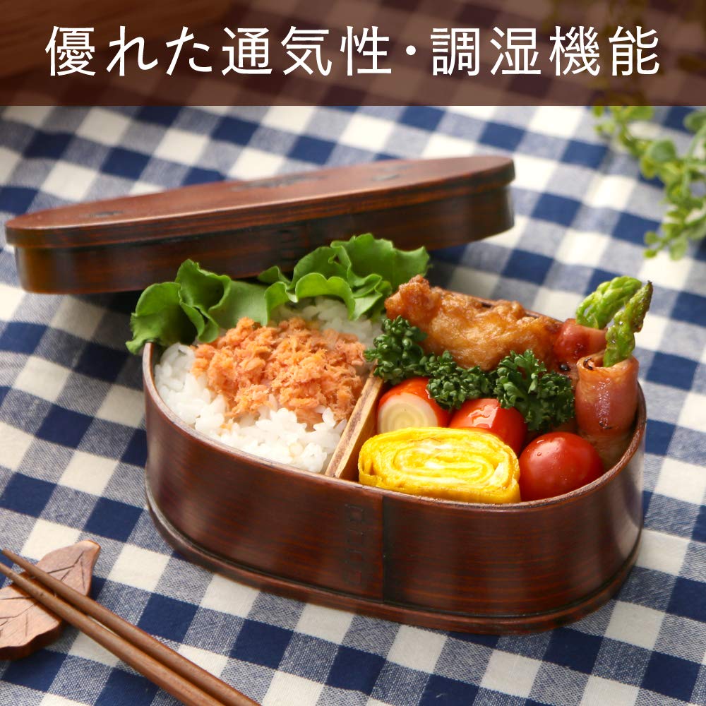 Amazon｜中茂国際(Nakashige International) 弁当箱 ブラウン 20×11×8