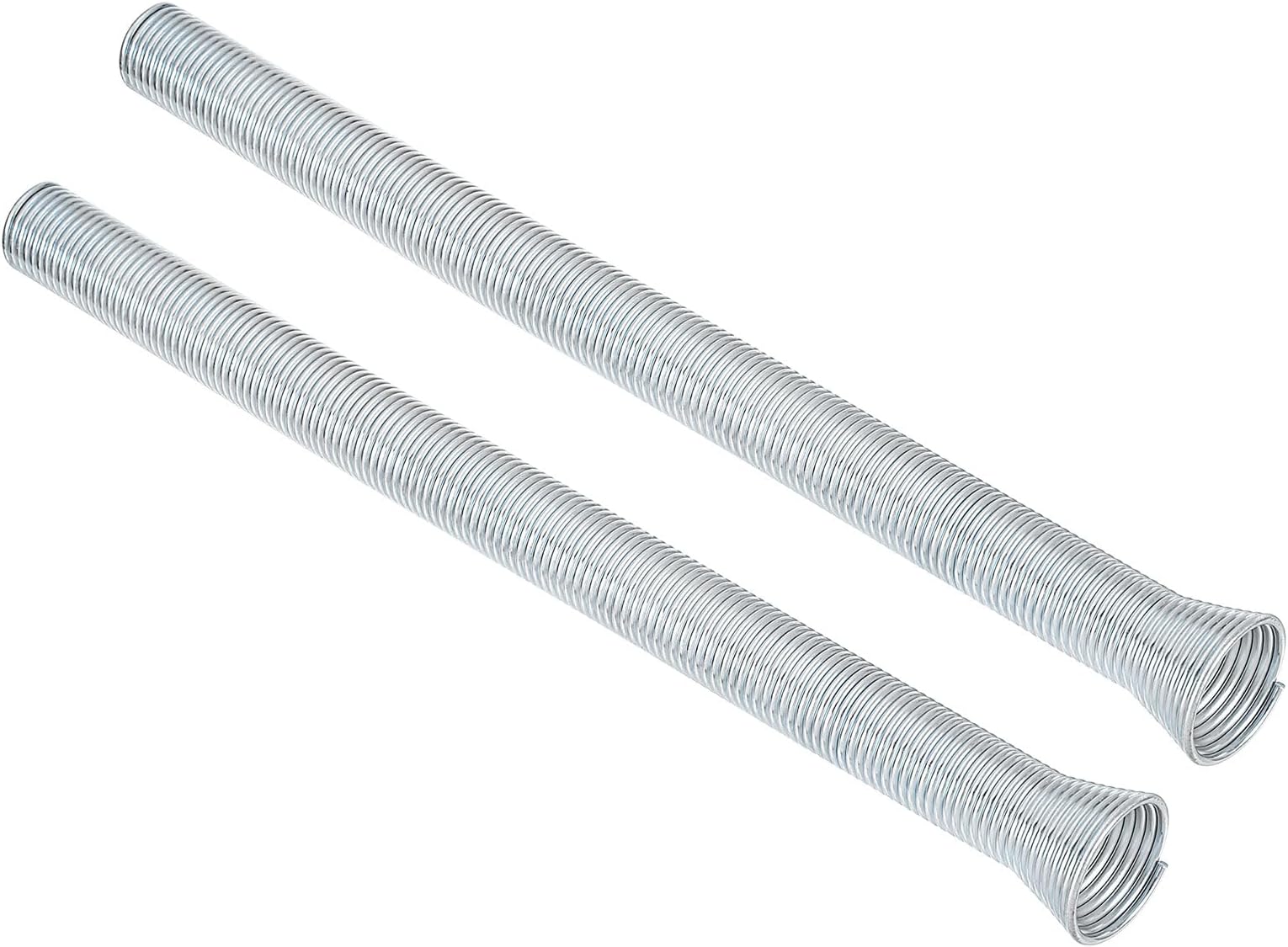 2Pcs 13.78''x0.76'' Spring Tube Bender for Pipe O.D. 3/4'', Bending Spring for Copper Tubing, Spiral Spring Bender for Copper, Aluminum and Thin Wall Steel Tubing, Silver