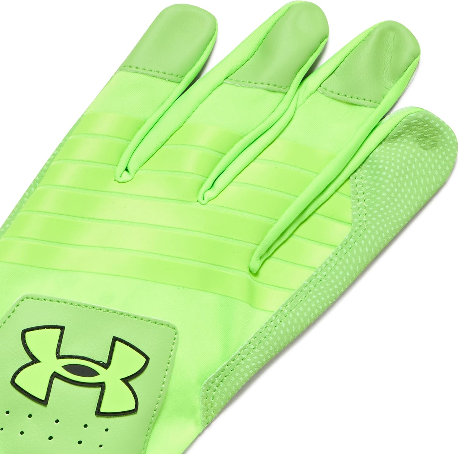 Under Armour Men's Clean Up Baseball Gloves, (362) Cyber Green/Hyper Green/Cyber Green, Large