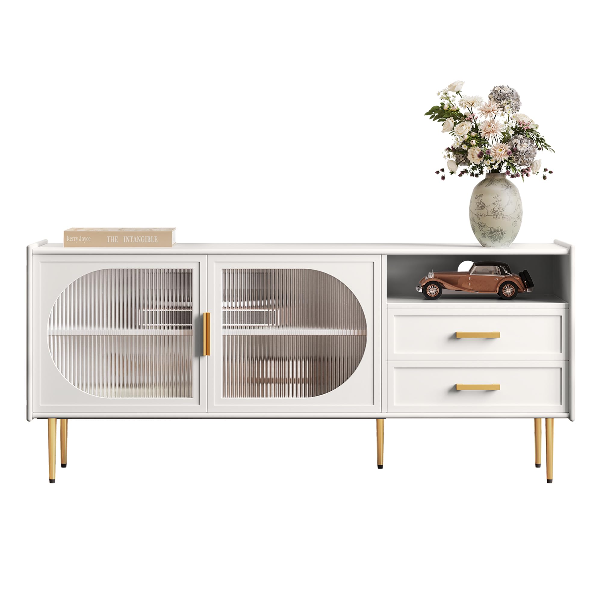 Amazon.com: ARTPOWER Modern 60” TV Stand for 55/60/65 inches TVs