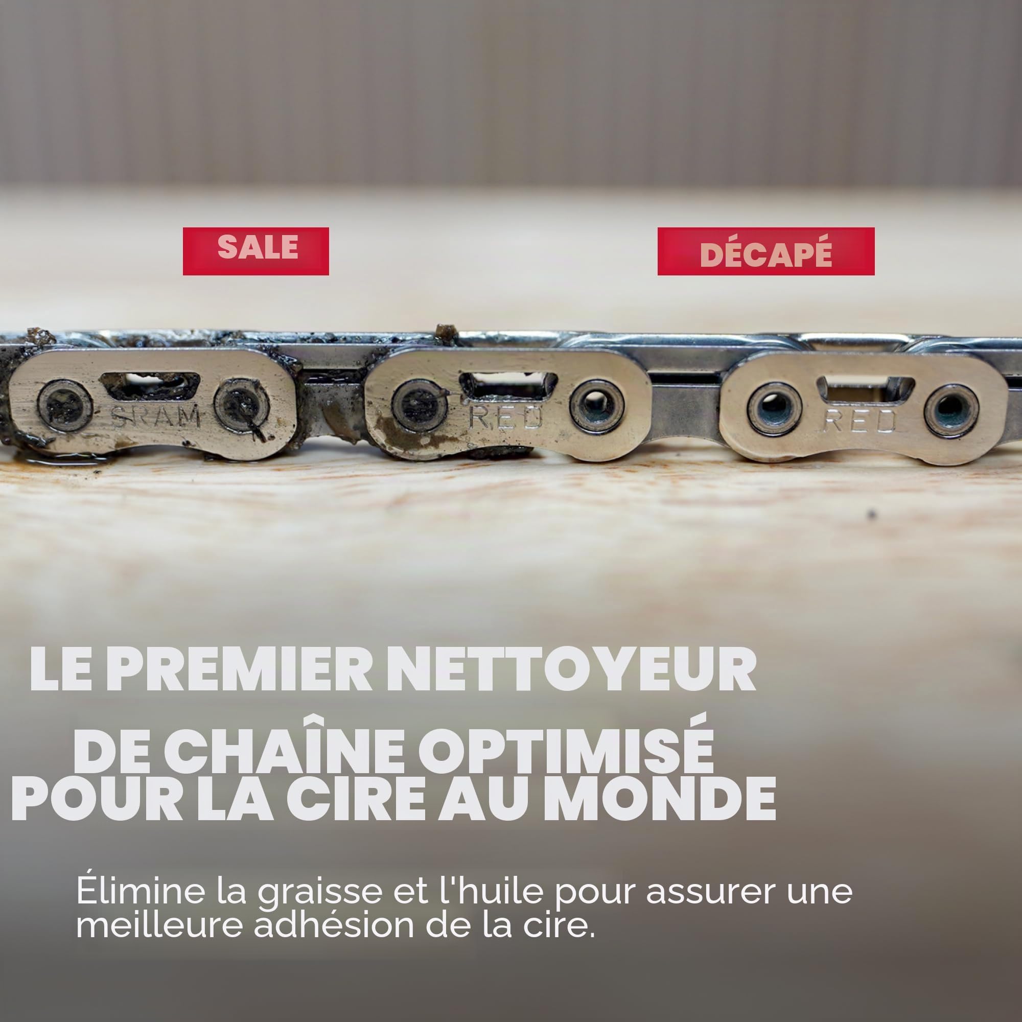 SILCA Décapant professionnel pour chaîne de vélo - Nettoie la chaîne en 10 minutes, goutte à goutte et rinçage | Technologie de nettoyage Lift and Encapsulate - Flacon compte-gouttes de 16 oz