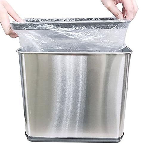 Miniatura 3 de iTouchless 50 bolsas de basura pequeñasmedianas, se adaptan a contenedores de 2, 3, 4, 5 y 6 galones, forros fuertes para cubos de basura de baño y