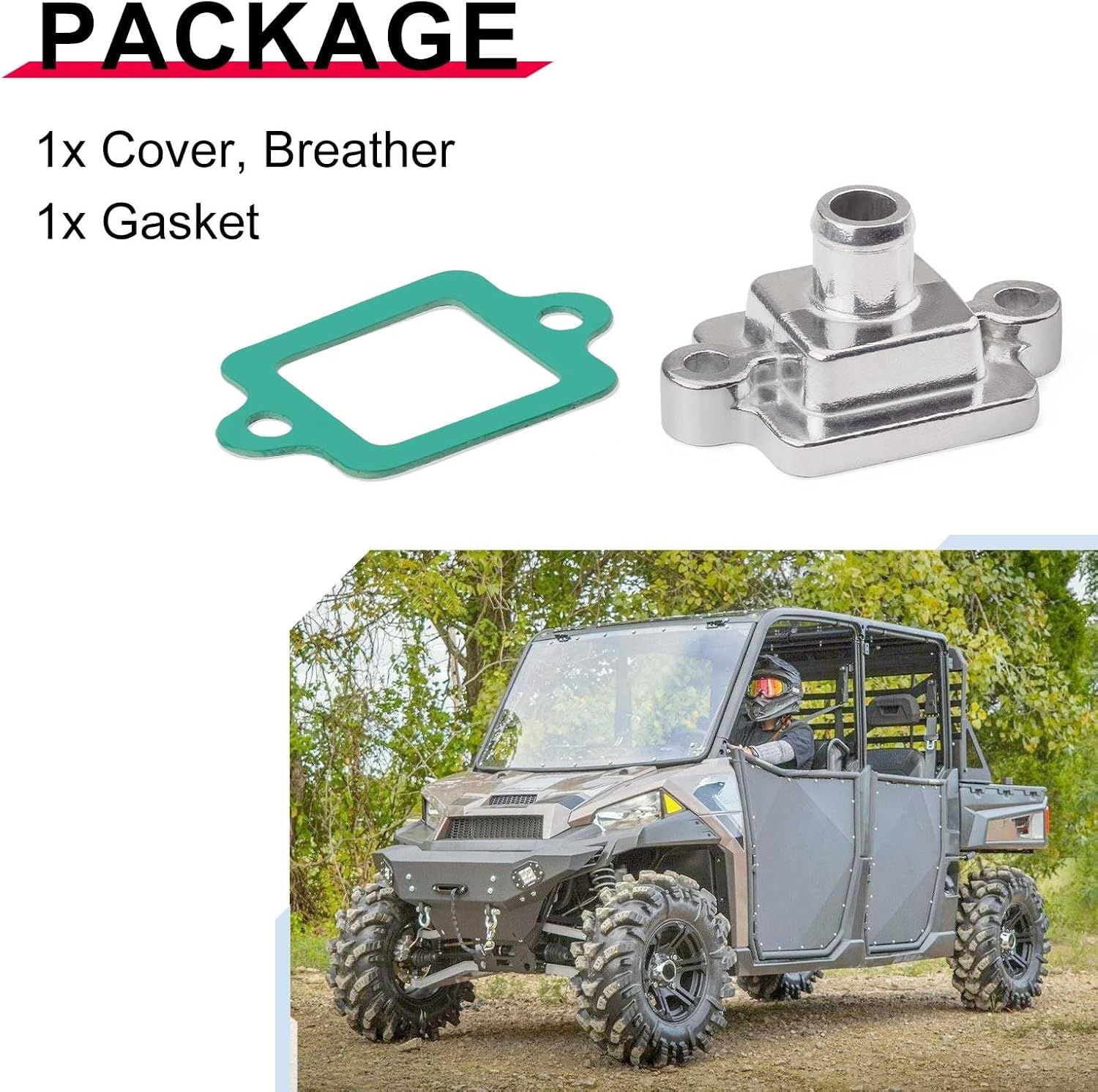 Cylinder Breather Valve Cover & Gasket for Polaris Ranger RZR Sportsman ACE 500 570 600 700 800 Frontier PRO XD