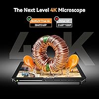 Vista 4 de Elikliv Autofocus 4K Digital Microscope EM4K-AF, 52MP Soldering Microscope for PCB Repair, Coin Inspection & Watchmaking, 2000X Magnifier Scope, 8