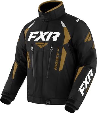 FXR Mens Team FX Jacket Black/Canvas - Small