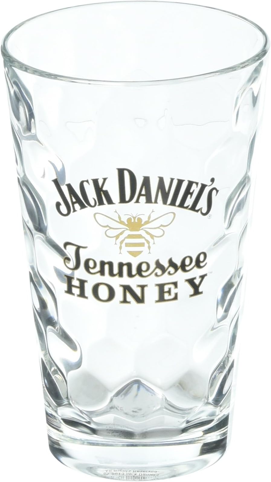 Jack Daniel's Tennessee Honey Tumbler Faceted Glass Italian Barware Collection