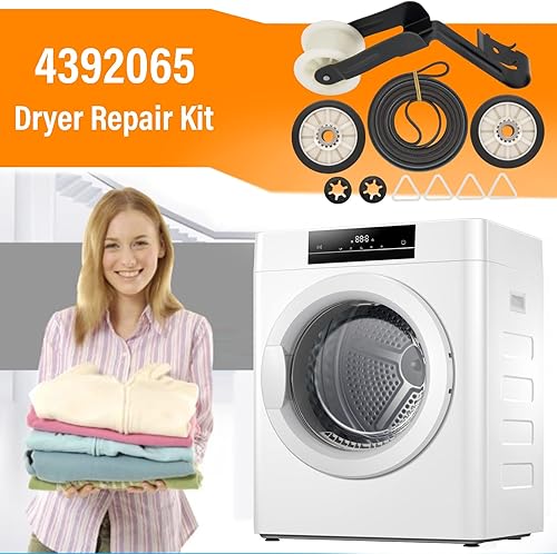 Miniatura 7 de 4392065 Kit de reparación de secadora de repuesto para whirlpool ken-more roper almirante maytag amana crosley estate inglis kitchenaid sears