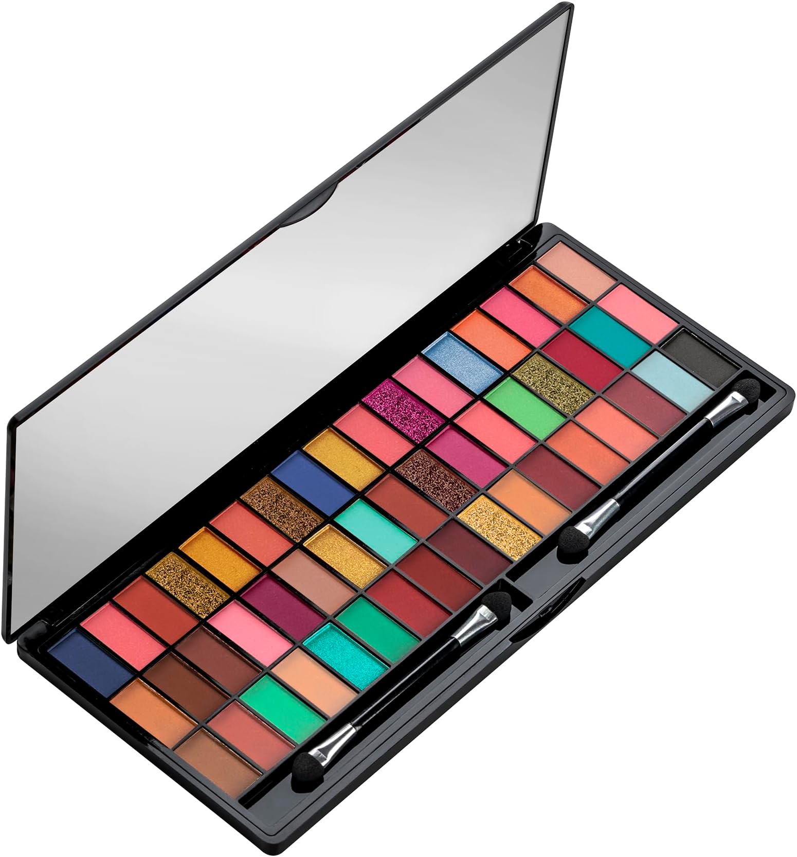 Colors Queen Ultra Pigmented 51 Colors Eyeshadow Palette with Brush | Easy to Blend, Long Wearing Eye Makeup Palette | Eyeshadow Palette with Matte & Shimmery Shades (Multicolor - 01)